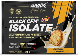 Amix Black Line Black CFM Isolate 35 g. - Sūdytos karamelės ir ledų