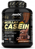 Amix Black Line Micellar Casein 2000 g. - Ispaniškos "Bombon" kavos saldainių (Kreminė kava su kondensuotu pienu)