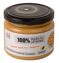 PuNuts 100% Žemės Riešutų Užtepas 300 g. - Traškus