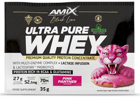 Amix Black Line Ultra Pure Whey Protein 35 g. - Saldus vaisinis "Pink Panther"