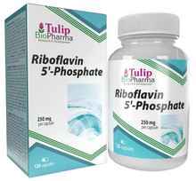 Tulip BioPharma Vitamin B2 (Riboflavin 5'-Phosphate) 120 kaps.