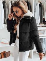 Moteriška žieminė juoda striukė Trendy