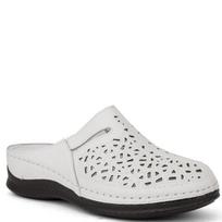 GRUNER SCHUHE Klumpės moterims, Balta, Mules