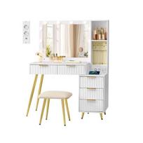 Tualetinis staliukas 40x110x135 cm baltas