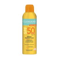 CLINIANS PROTECTIVE INVISIBLE SPF 50 purškiamasis apsauginis pienelis nuo saulės, 150 ml
