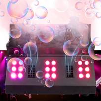 Naświetlacz LIGHT4ME FOG DOUBLE BUBBLE profesjonalna wytwornica dymu i baniek efekt LED pilot | 5908249822344 | 5908249822344