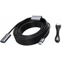 Kabel USB Vision  USB do USB Typ A (W) do USB Typ A (M) USB 3.0 10 m aktywny Black | TC 10MUSB3.0EXT+/BL | 1195053200008