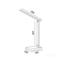 7W LED stalo šviestuvas NOBLITE Baltas, 3000/4000/6500K/RGB, Dimeriuojamas
