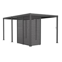 Žaliuzės pavėsinei MIRADOR-80/88 Tamsiai pilka