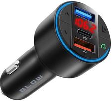 Automobilinis Fm siųstuvas Bluetooth 5.0, greitas įkroviklis, Mp3, 3x Usb, Rgb