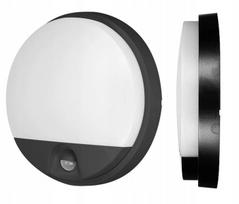 Lauko Led šviestuvas su judesio davikliu, 15w, 4000k, juodas