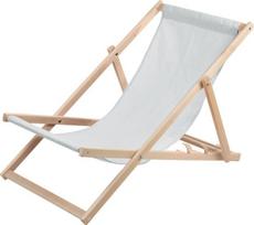 Lauko gultas „Woodok“ su sulankstomu mediniu rėmu, šviesiai pilkas, 120 kg apkrova