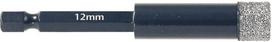 Deimantinis grąžtas 12mm su 1/4" šešiakampiu kotu plytelėms