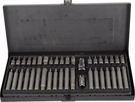 Proline 10748: 40 vnt. Xzn, Torx, Hex antgalių rinkinys
