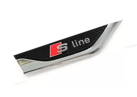 VAG AUDI A5 8W6 S-Line priekinio dešiniojo sparno emblema originali 8W6853602BPUZ