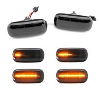 LED Dinaminiai Posūkiai ant sparnų, komplektas skirtas Audi A3 / A4 / A6, tamsinti