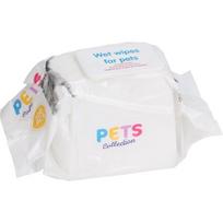 Drėgnos servetėlės augintiniams Pets Collection, 200 vnt.