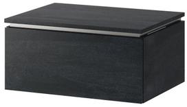 Pakabinama spintelė po praustuve Szynaka Meble Letto 03, 60x45.1 x28.6 cm, juoda