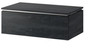 Pakabinama vonios spintelė Szynaka Meble Letto 02, 80×45.1×28.6 cm, juoda