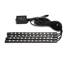 Aigostar - reguliuojamos LED RGB juostelės automobiliui LED/4,5W/5V + nuotolinis valdiklis
