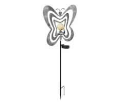 Globo 36581 - LED saulės šviestuvas LED/0,06W/3V IP44 sidabrinis drugelis