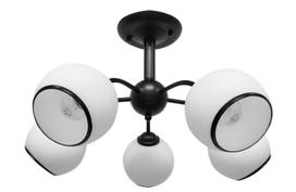 Šviestuvas lubų Candellux Lighting Marinen, E27, 5 x 40 W, balta sp., 13 x 11 cm