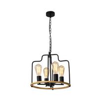 Šviestuvas kabinamas Candellux Lighting Datus, E14, 4 x 40 W, juoda sp., 36 x 34 cm