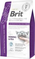 Sausas kačių maistas Brit GF Veterinary Diets Gastrointestinal High Fibre, silkė, 2 kg