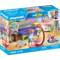 Konstruktorius Playmobil My Life Bedroom With Baby Corner 71609, 50 vnt., įvairių spalvų