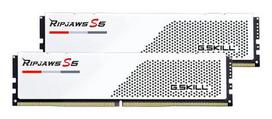 G.SKILL 64GB DIMM DDR5-6000 (2x 32GB) Dual Kit (F5-6000J2836G32GX2-RS5W, Ripjaws S5, INTEL XMP, AMD EXPO)