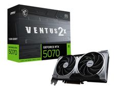 MSI Graphics Card||NVIDIA GeForce RTX 5070|12GB|GDDR7|192 bit|PCIE 5.0 16x|Dual Slot Fansink|1xHDMI|3xDisplayPort|RTX507012GVENTUS2XOC