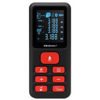 Qoltec Precise digital laser rangefinder with electronic level | backlit LCD | 120m