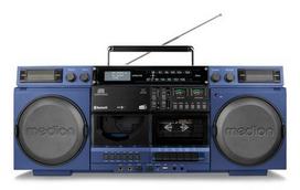 MEDION LIFE® P66538 Retro Boombox blue