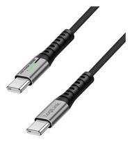 Logilink USB-C 20Gb/s, 100W, 1.5m, black braided cable