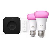 Philips Starter kit: 2 E27 smart bulbs + Dimmer switch + Bridge Pro