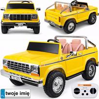 Baterijomis varoma dviem vietoms klasikinė Ford Bronco pikapas PA0338