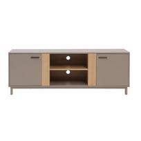 TV staliukas Home4You CLEO Modern Metal Taupe