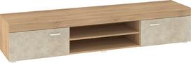 TV staliukas Meblocross MAM-04 smėlio spalvos, MDF, 200 cm