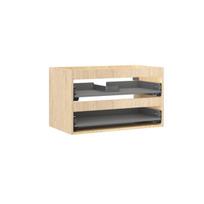 Praustuvo spintelės korpusas Mexen Box-A, 80 cm, 2 stalčiai, Oak
