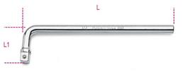 Kampinis suktukas su terkšle 1/2", 230mm