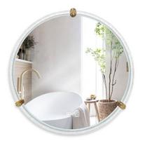 Veidrodis Lumi Lux LED, Black/Gold, 70 cm