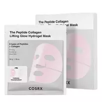 Veido kaukė COSRX - Peptide Collagen Glow Hydrogel Mask - 34g x 3vnt