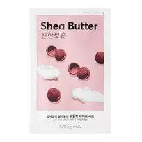Lakštinė veido kaukė Missha - Airy Fit Sheet Mask - Shea Butter 19g