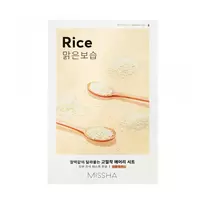 Lakštinė veido kaukė Missha – Airy Fit Sheet Mask Rice, 19g