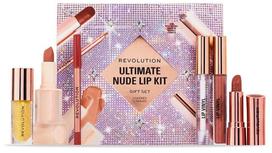 Kosmetikos rinkinys moterims Makeup Revolution London Ultimate Nude Lip Kit, 3.2 g