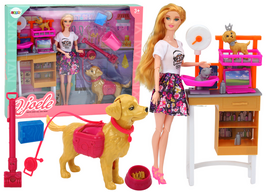 Lėlė su priedais Lean Toys Vet Set Q. Joele