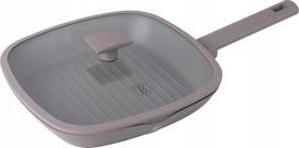 Keptuvė su dangčiu Berlinger Haus Taupe Titanium Grill BH-8097, Ø 28 cm, aliuminis