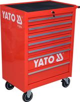 Įrankių vežimėlis Yato YT-0914, 68 cm x 45.8 cm x 99.5 cm, raudona sp.