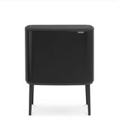 Šiukšliadėžė Brabantia Bo Touch, juoda sp., 33 l, 68 cm x 54 cm