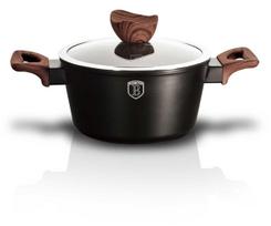 Puodas Berlinger Haus Ebony Rosewood BH-1716, 20 cm, 2.5 l, juoda sp.